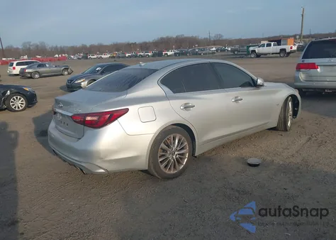 2019 Infiniti Q50 3.0T Luxe from USA, damaged, VIN JN1EV7AR0KM554750